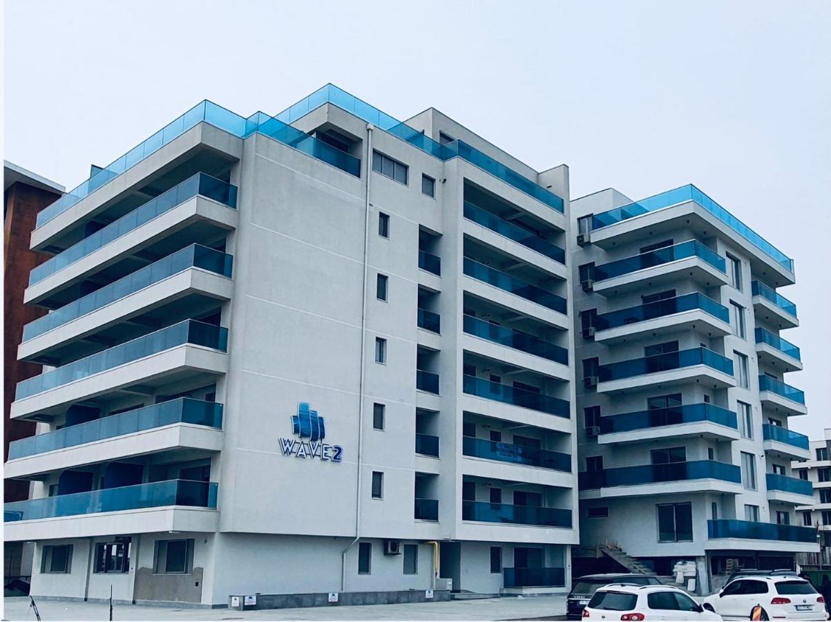 Wave 2 Mamaia Prima Linie Vedere La Mare 120Mp Năvodari Exterior foto